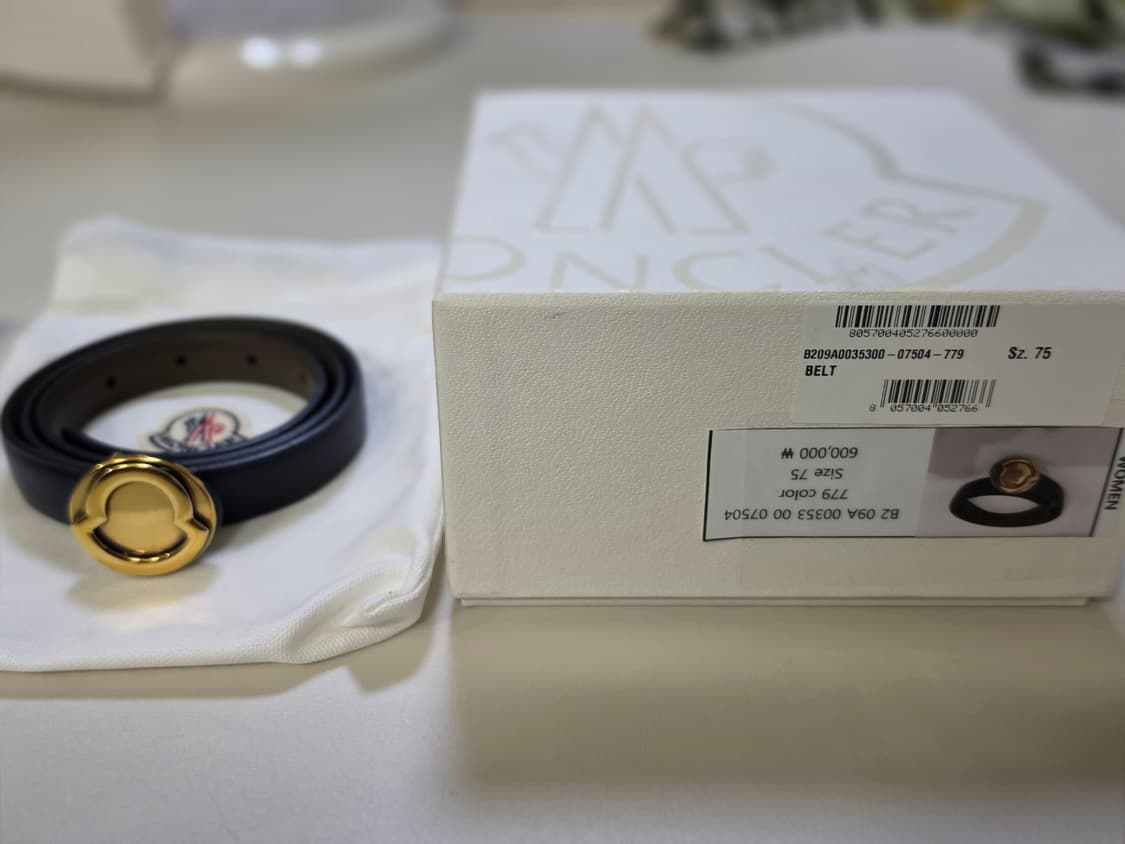 몽클레어 금장 벨트 상품이미지2