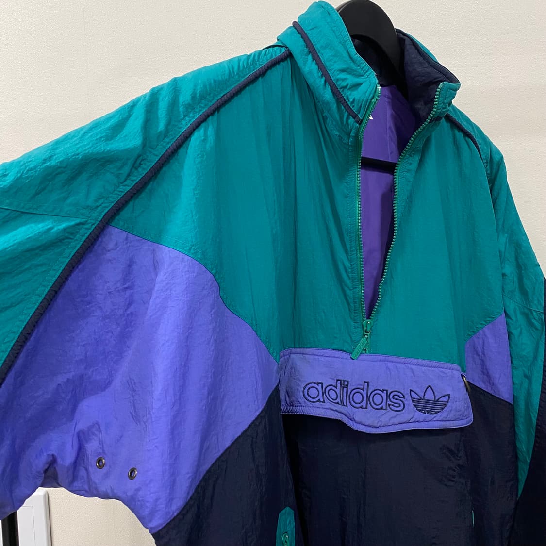 아디다스 90s 올드스쿨 누빔 아노락 점퍼 상품이미지3