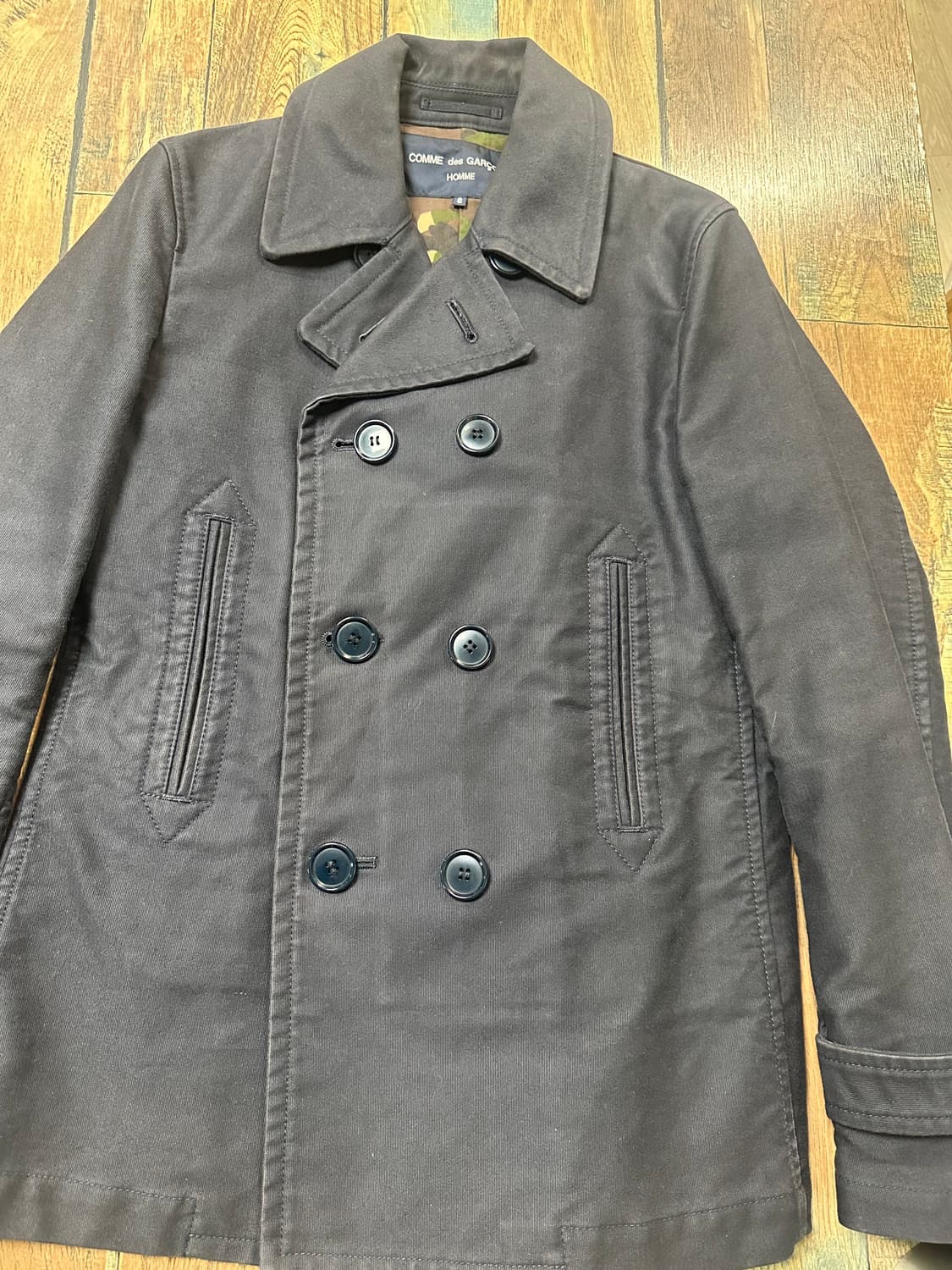 꼼데가르송 옴므 피코트 상품이미지1