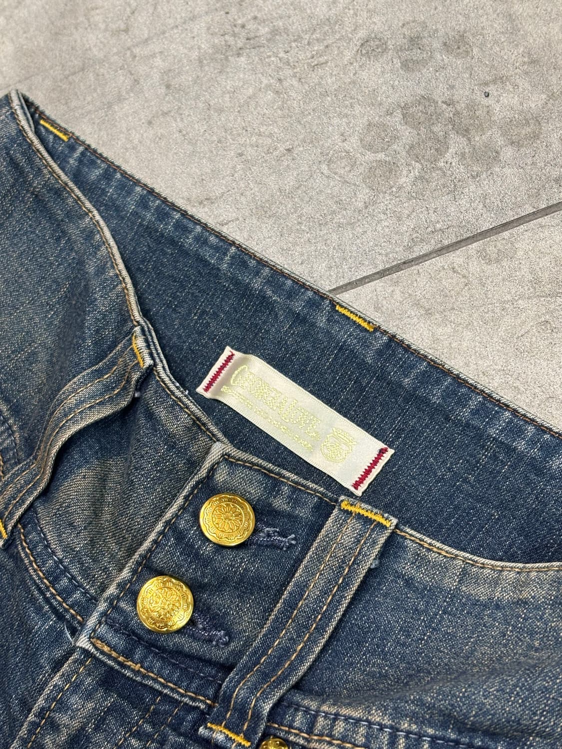 Georgia Love 투버튼 세미 부츠컷 데님팬츠 상품이미지5