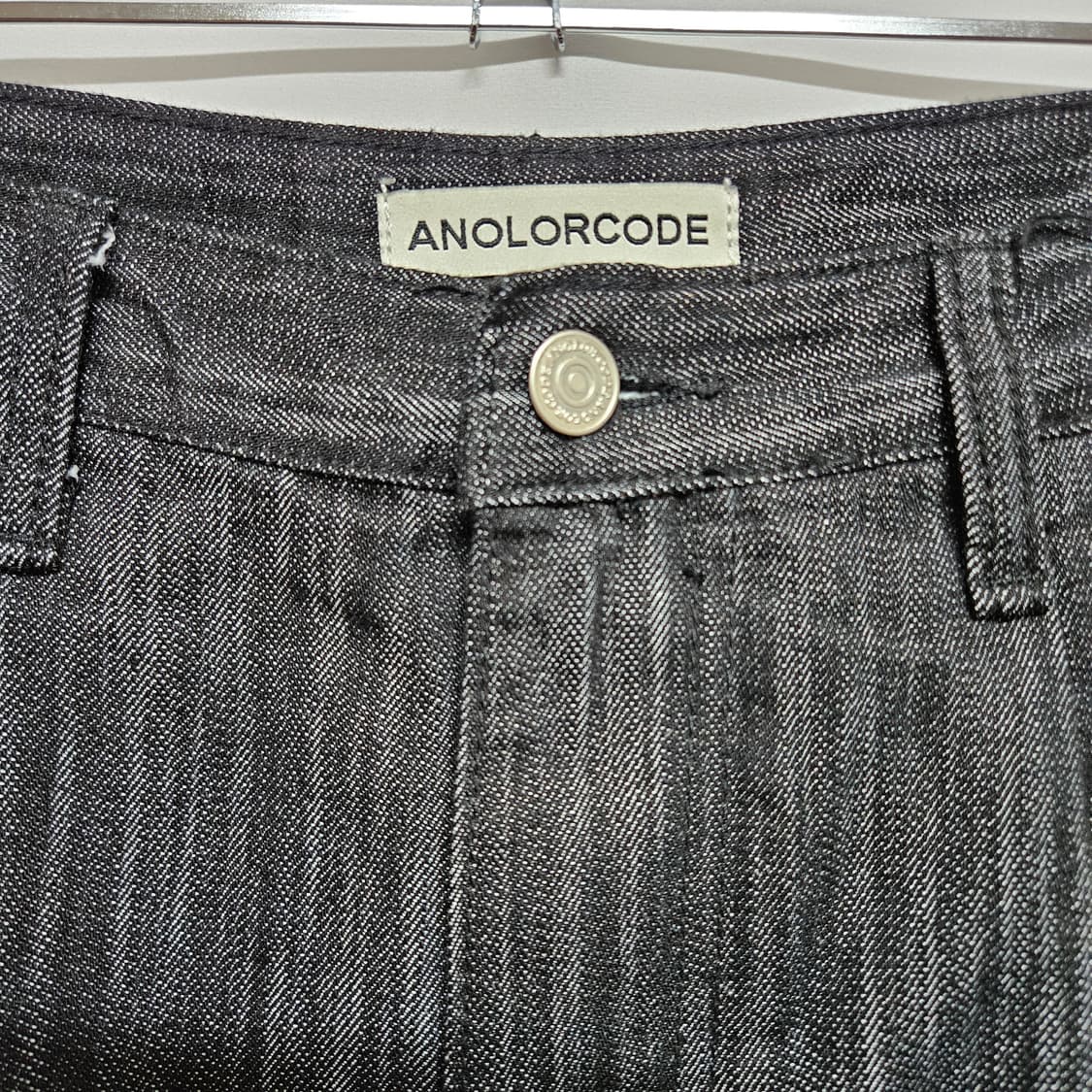 S 어널러코드 데님 하프팬츠 상품이미지3