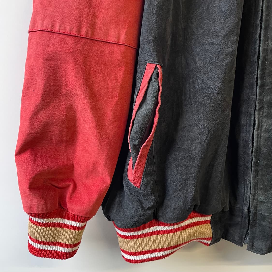 앤에프엘 포티 나이너스 가죽 스웨이드 봄버자켓 상품이미지5