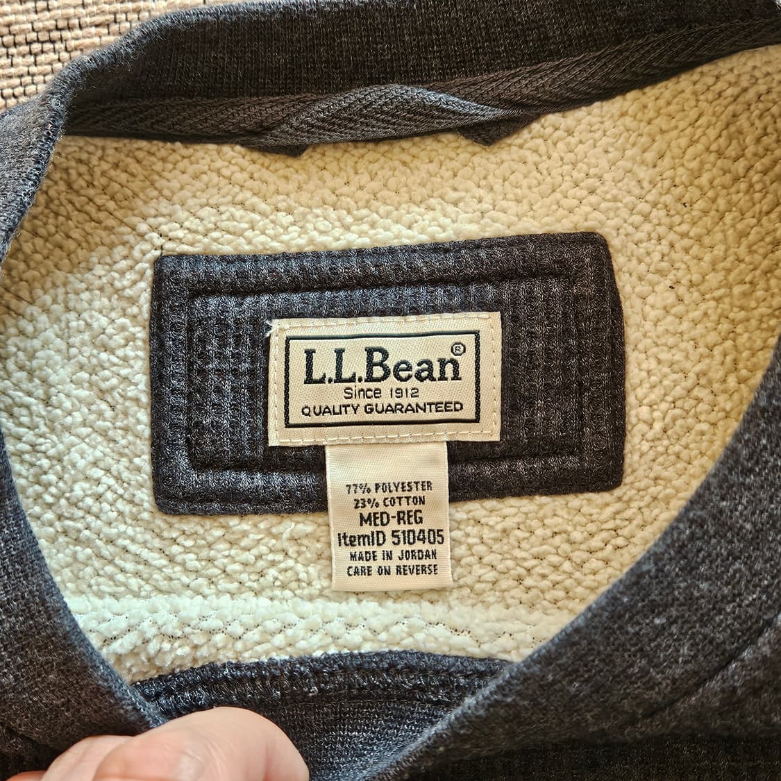 엘엘빈 양기모 와플 스웻셔츠 상품이미지2