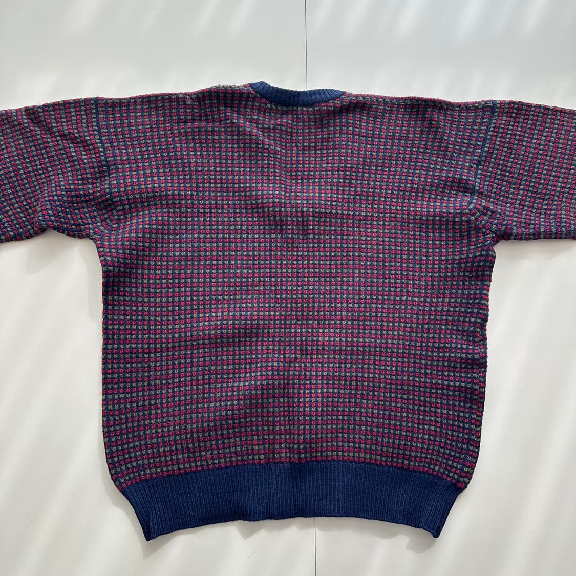 90년대 (영국생산)오스틴리드 퓨어울 빈티지 패턴 니트 M 상품이미지6