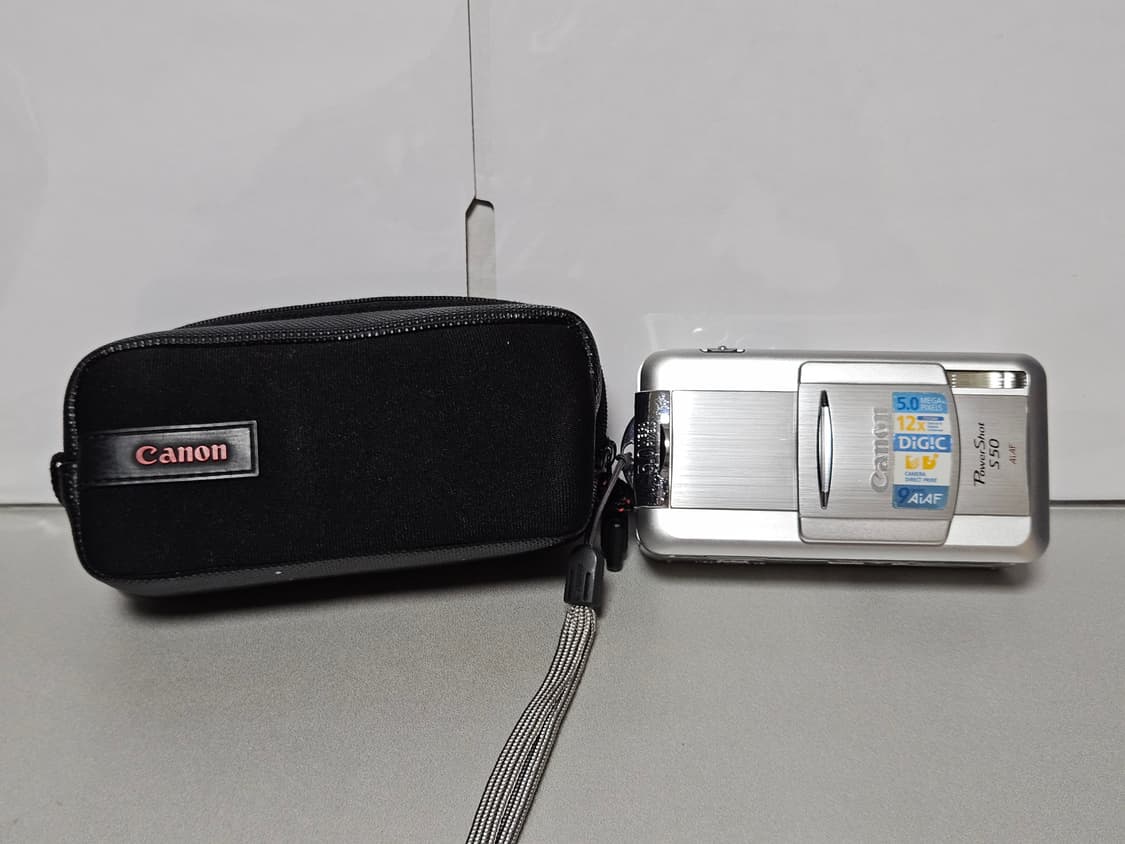 캐논 파워샷 s50 빈티지 디카 정품파우치 포함 상품이미지2