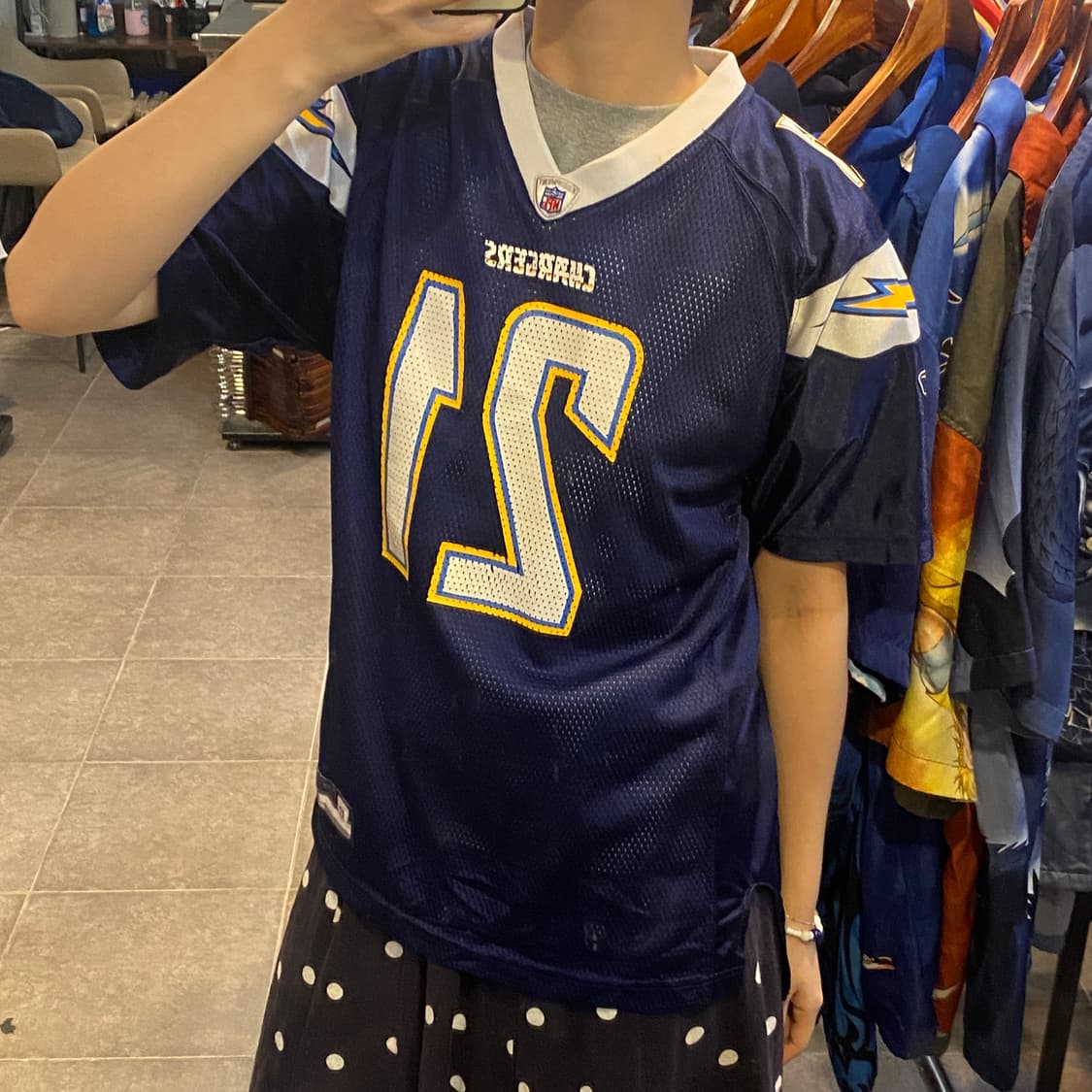 [NO.9] NFL 풋볼 져지 반팔티 네이비 상품이미지2
