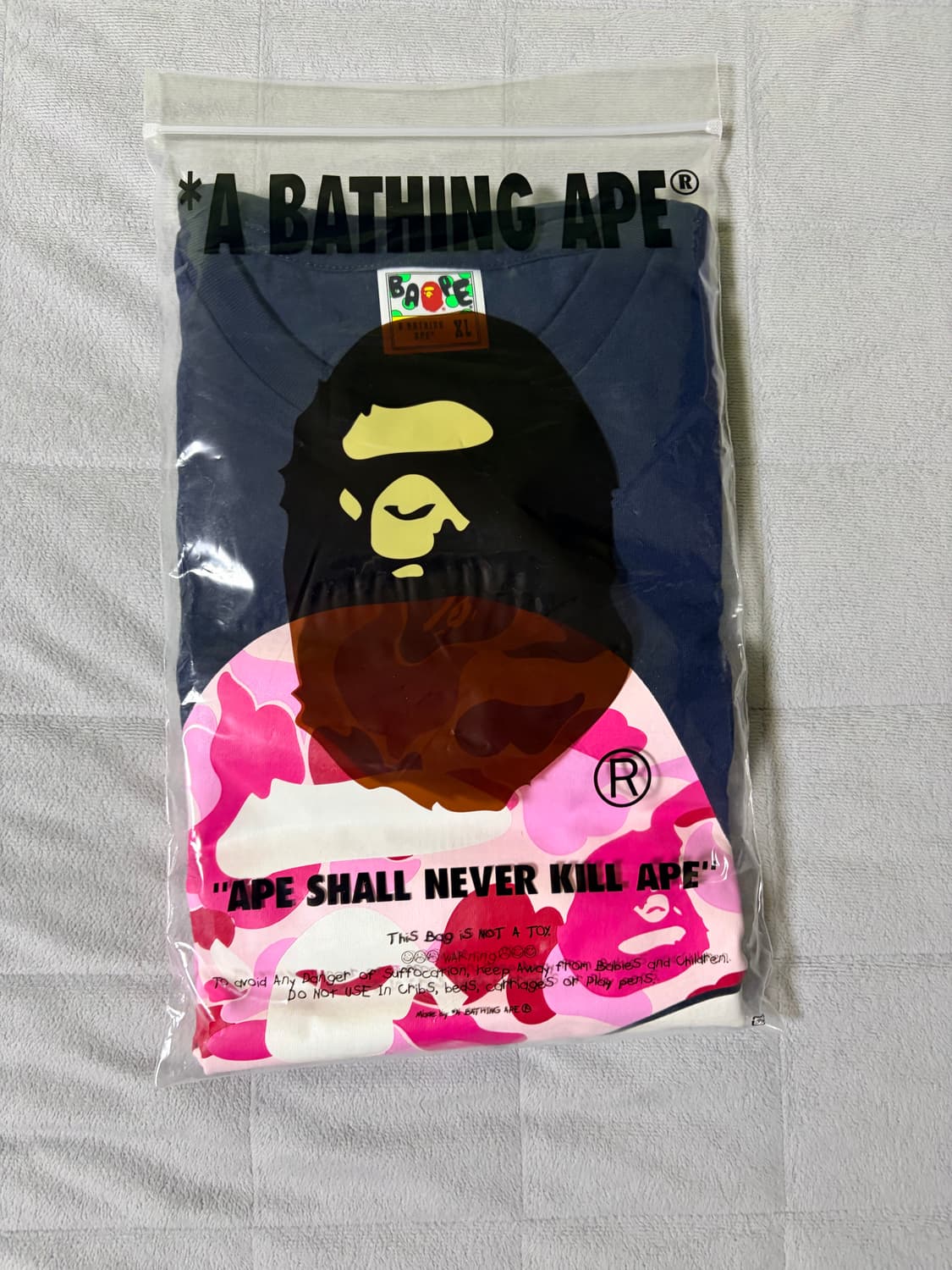 베이프 Japan Big Ape Head City 네이비 상품이미지2