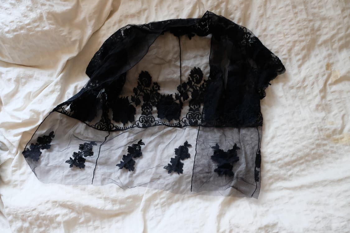 오간자 실크 오픈 프론트 블라우스 os 상품이미지2