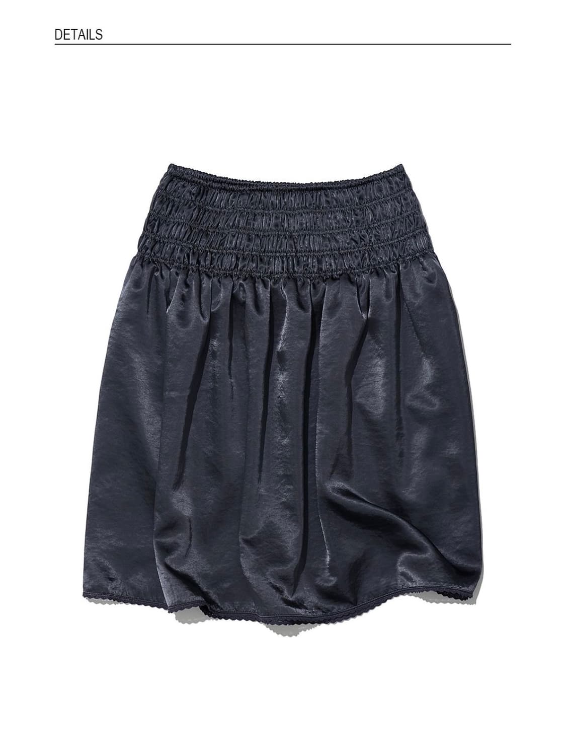 파르티멘토우먼 LACE TRIM SMOCKING MIDI SKIRT 상품이미지3