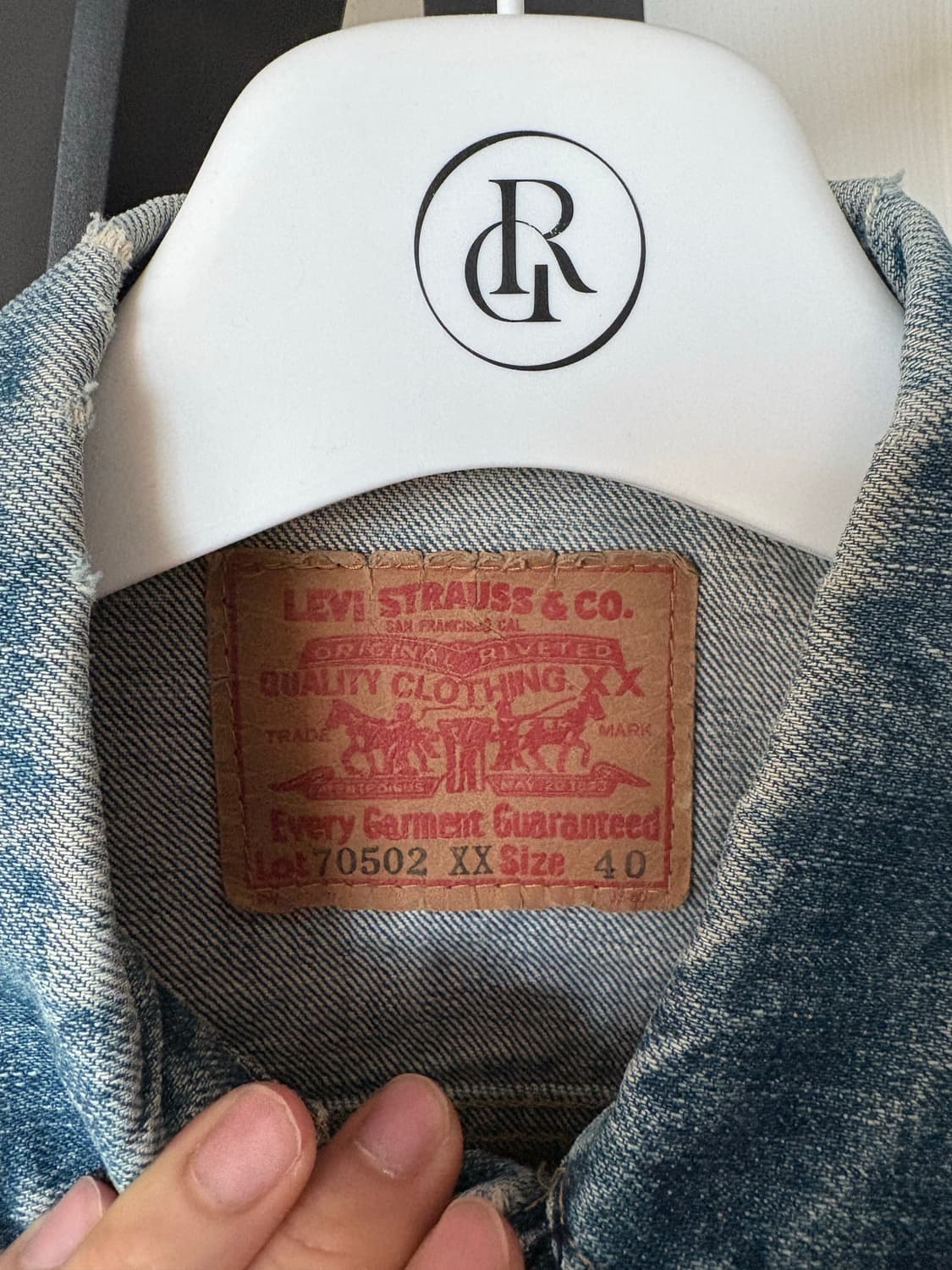 (40) Levi’s 리바이스 1세대 데님자켓 90s 상품이미지4