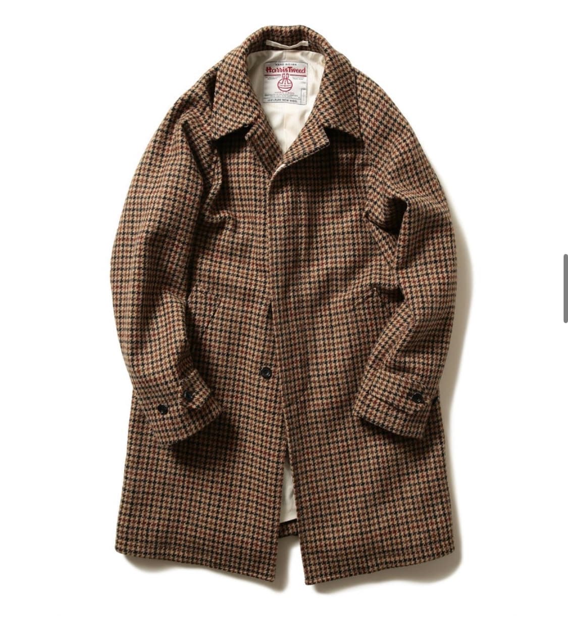 빔즈 플러스 해리스 트위드 발마칸 코트 XL 상품이미지1