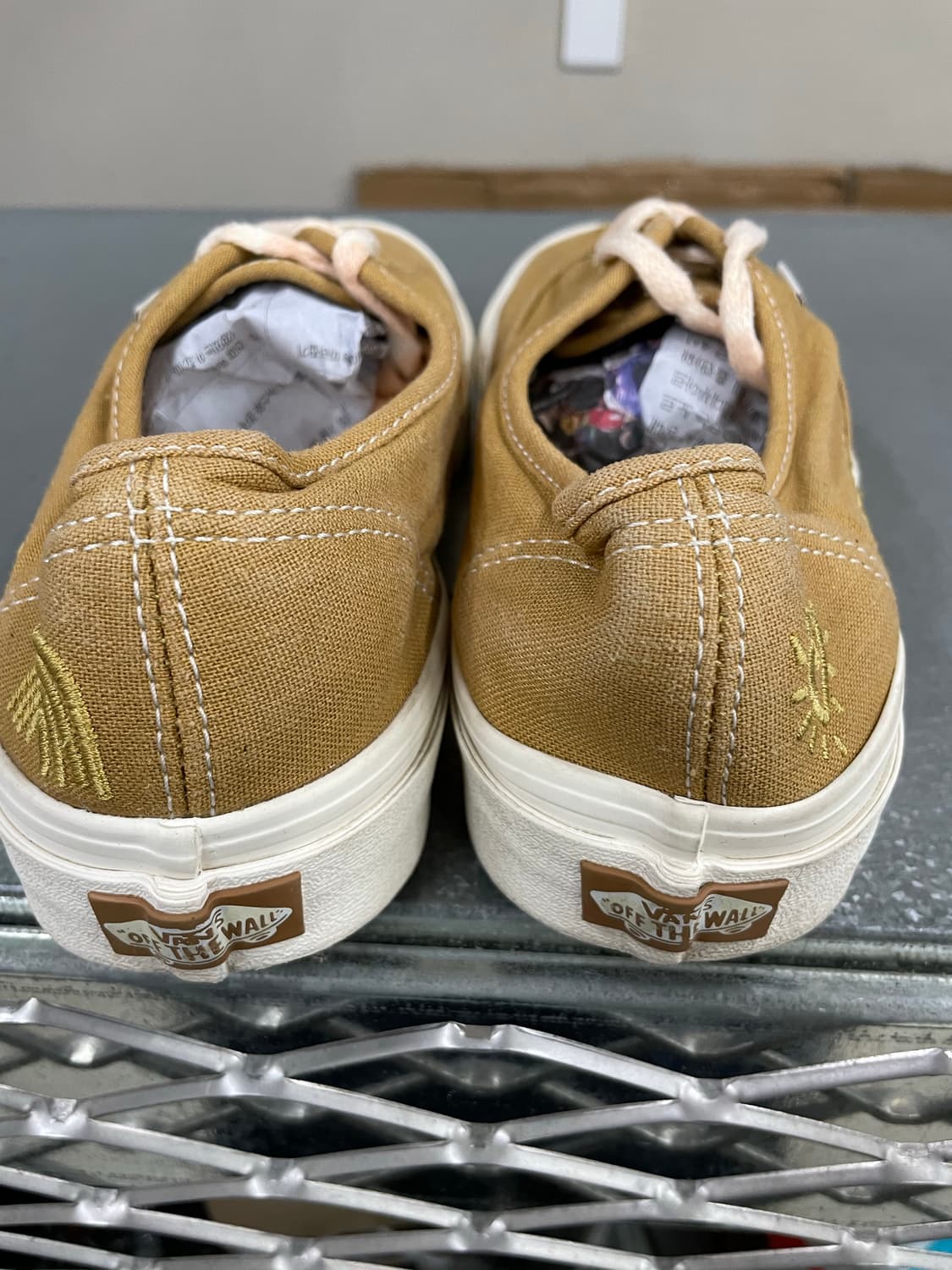 반스 어센틱 에코 띠어리 머스타드 골드 us9 (gr-4588) 상품이미지9