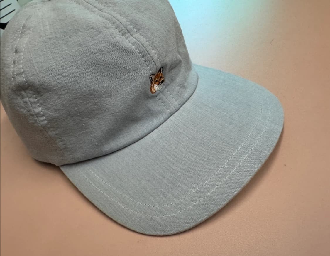 메종키츠네 스몰폭스 볼캡 야구 모자 데님 상품이미지10