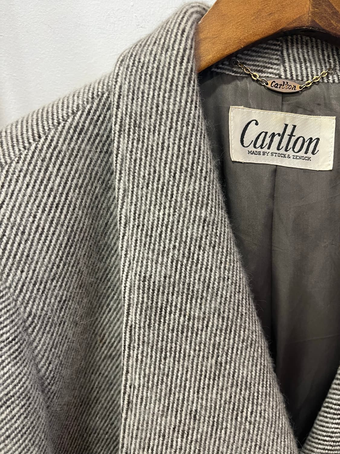 Carlton 헤링본 더블 버튼 자켓 상품이미지3