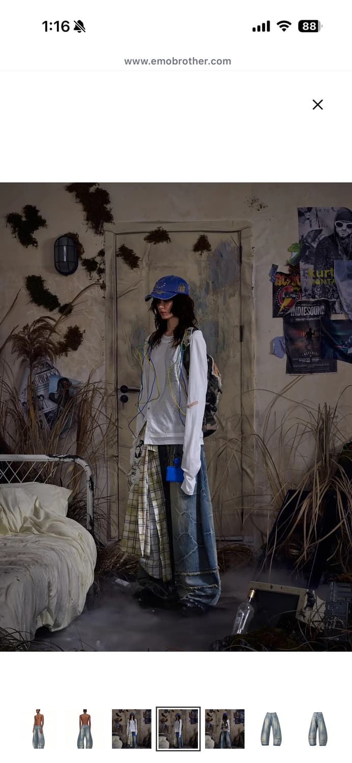 EMOBROTHER Circuit Burn 커브드 진 상품이미지4