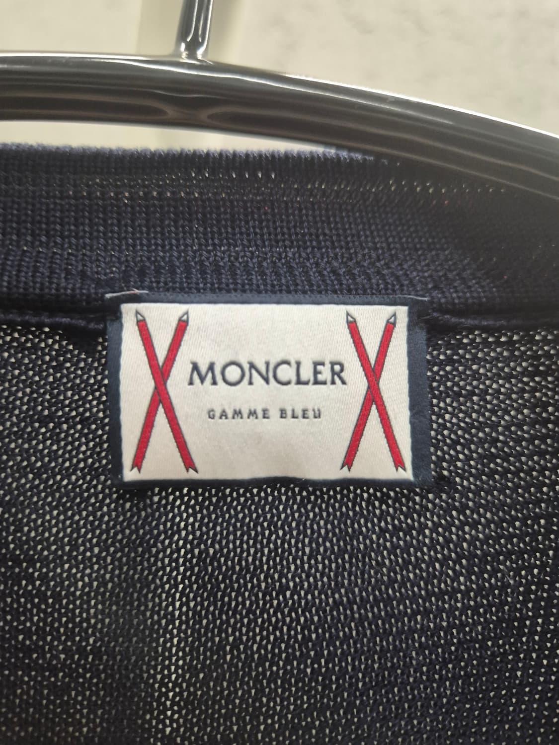 (정품)몽클레르 트리콜로르 가디건 네이비M 상품이미지6