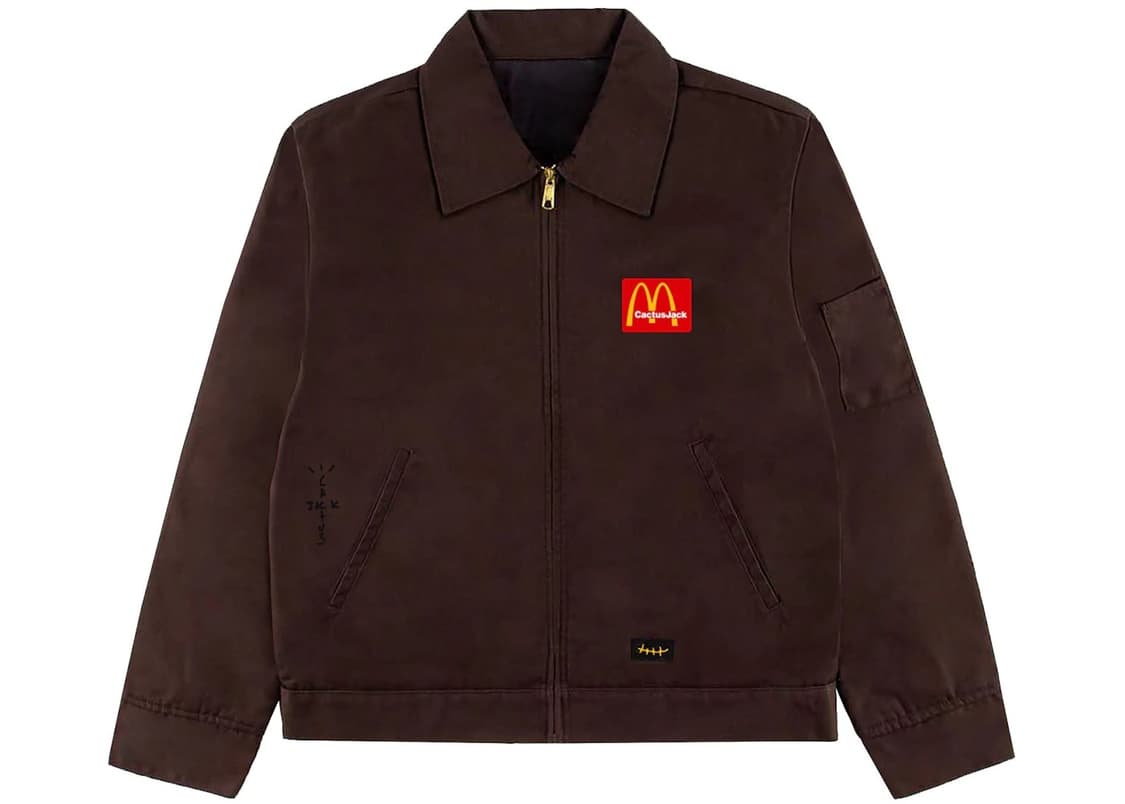 travis scott x mcdonald's 캔터스잭 자켓 상품이미지1