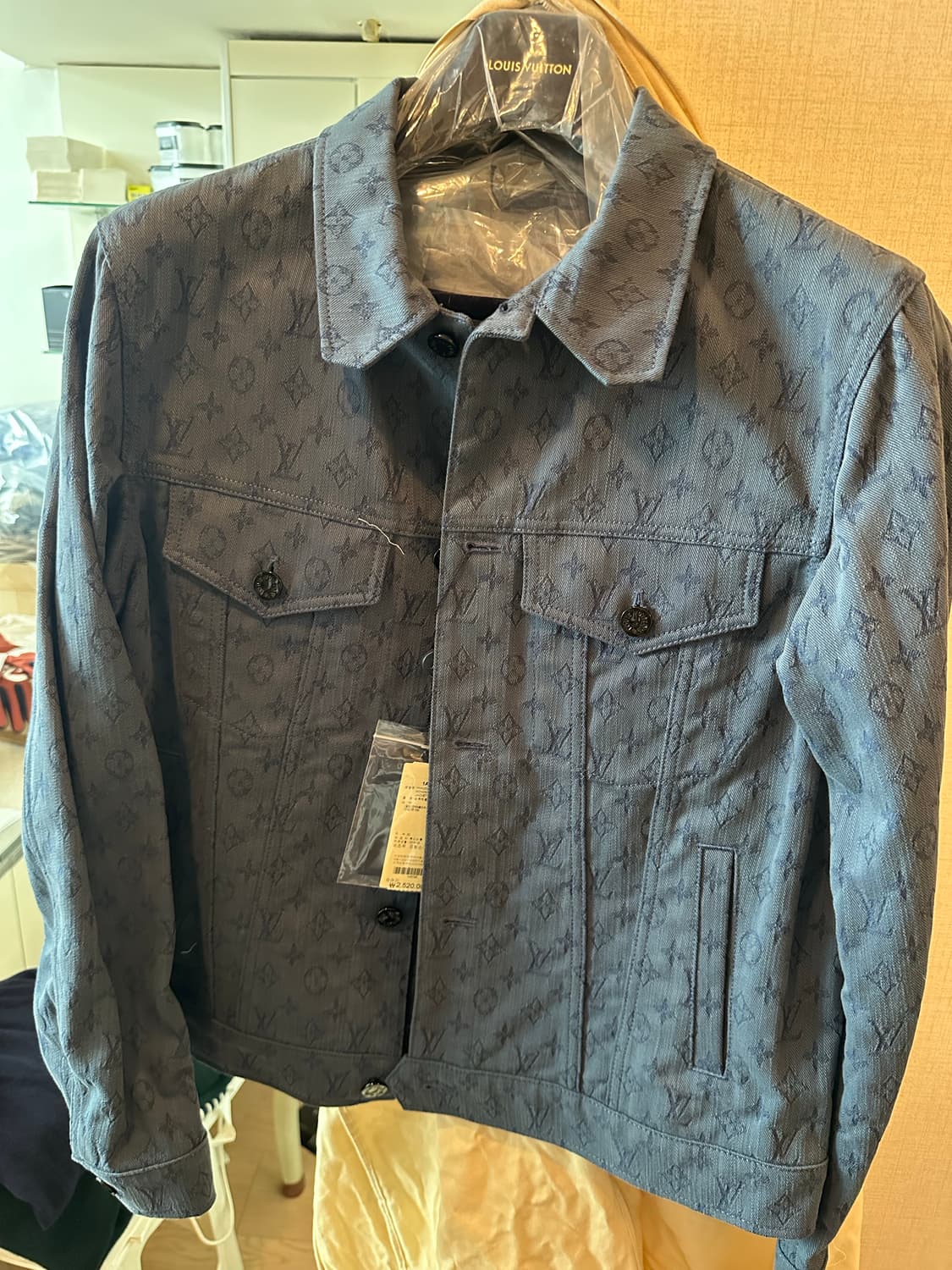 [50] 루이비통 모노그램 데님 자켓 블루 상품이미지1