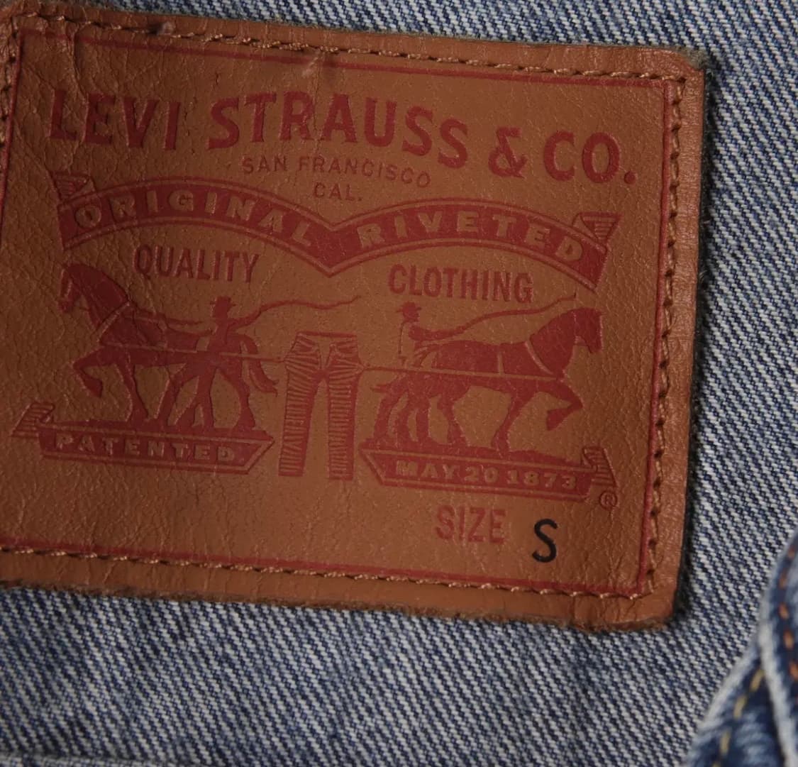 리바이스 빈티지 데님 트러커 자켓 s 상품이미지4