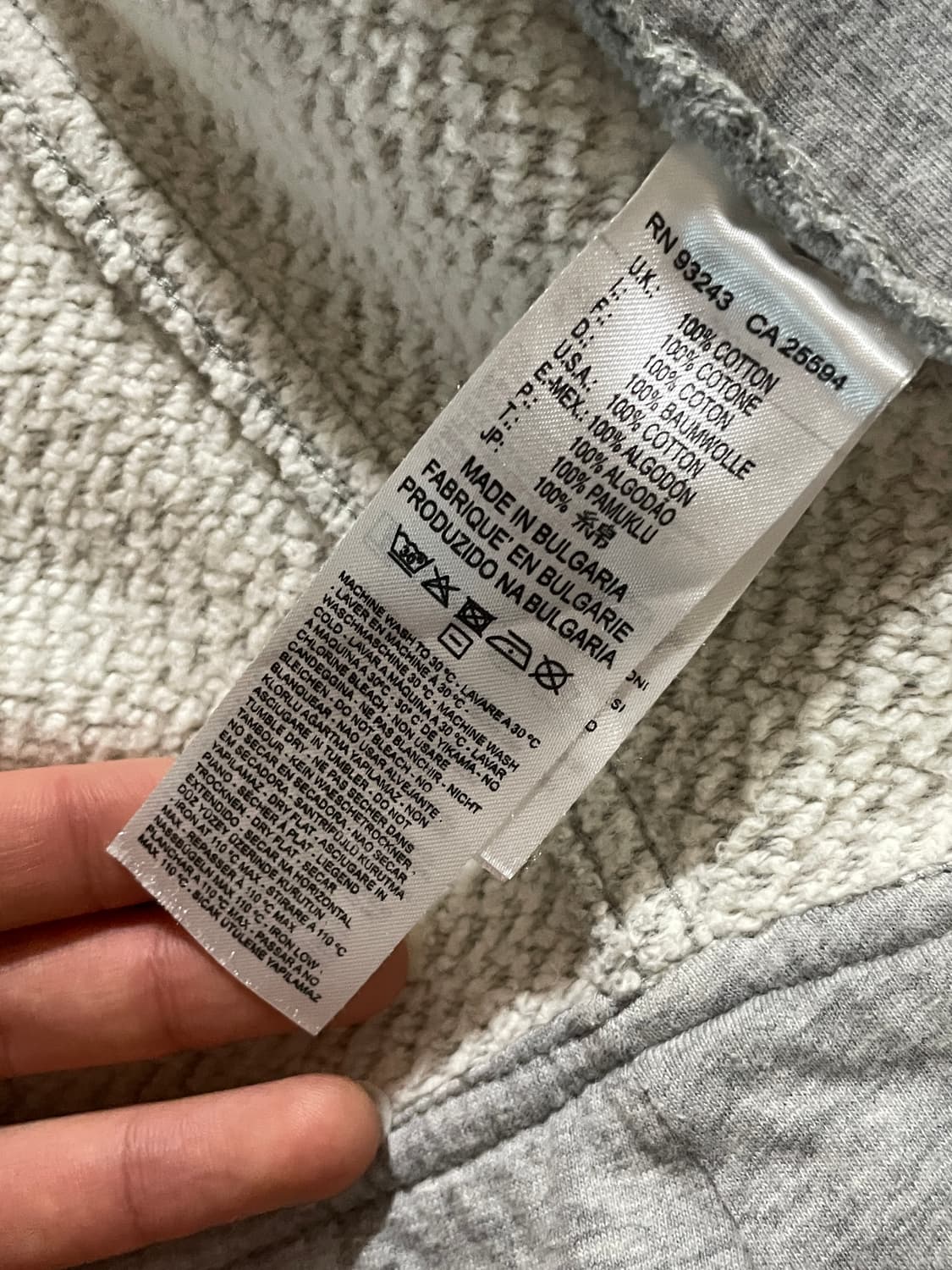 디젤 코튼 져지 자켓 멜란지그레이 S 상품이미지7