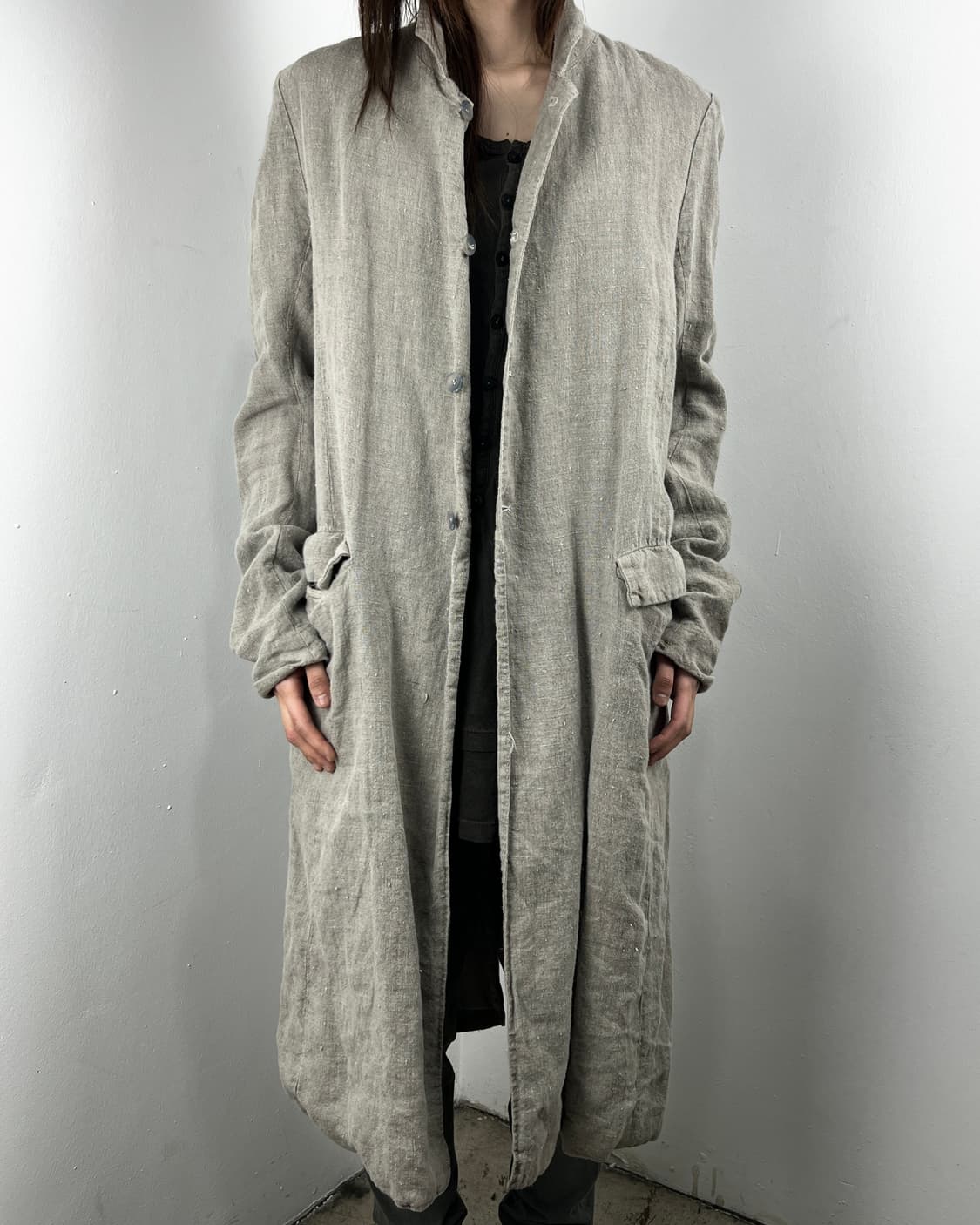 POEME BOHEMIEN 19SS LINEN LONG COAT 상품이미지1