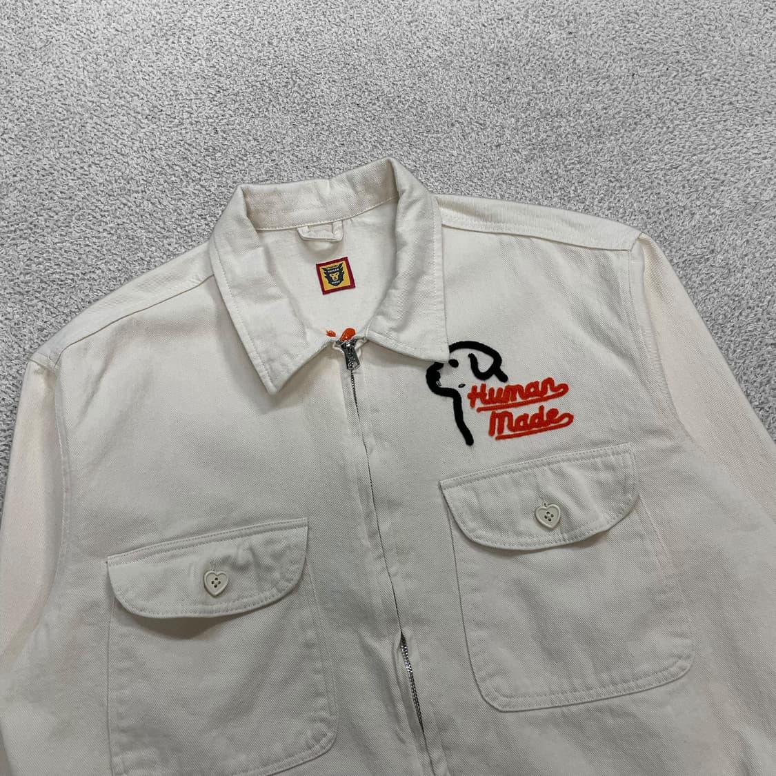 휴먼메이드 리트리버 워크 자켓 아이보리 상품이미지3