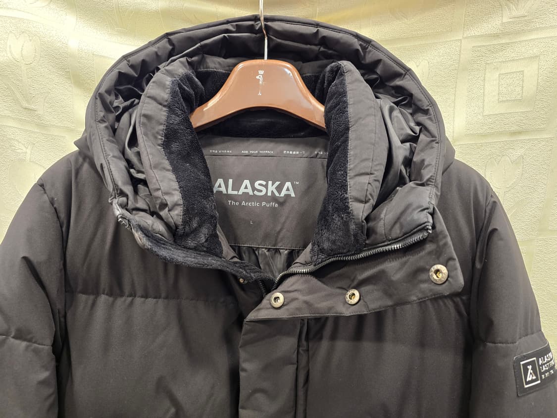 폴햄 알래스카 덕다운 롱패딩 100 블랙 상품이미지2