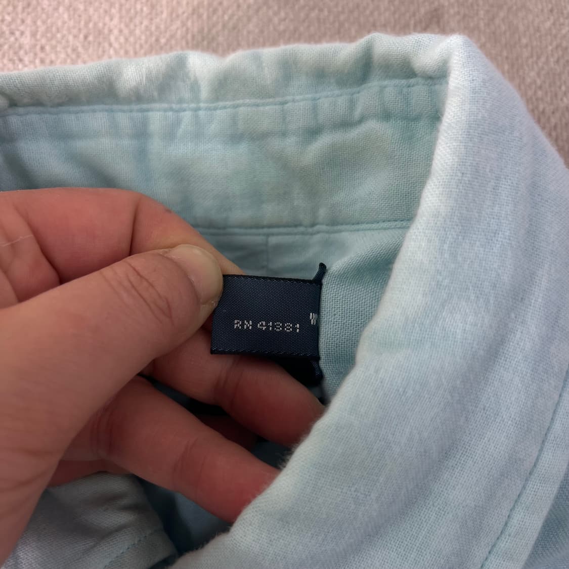 95 폴로랄프로렌 스카이블루 코튼 셔츠 상품이미지5