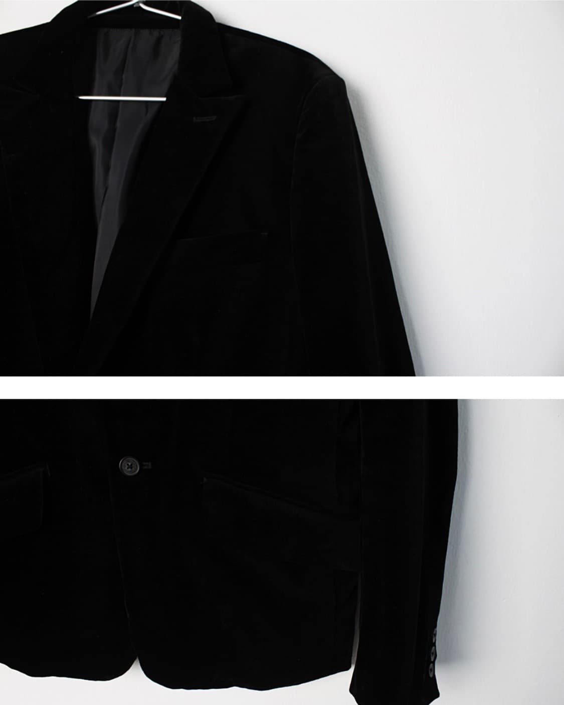 SEMANTIC DESIGN VELVET BLAZER JACKET 상품이미지3