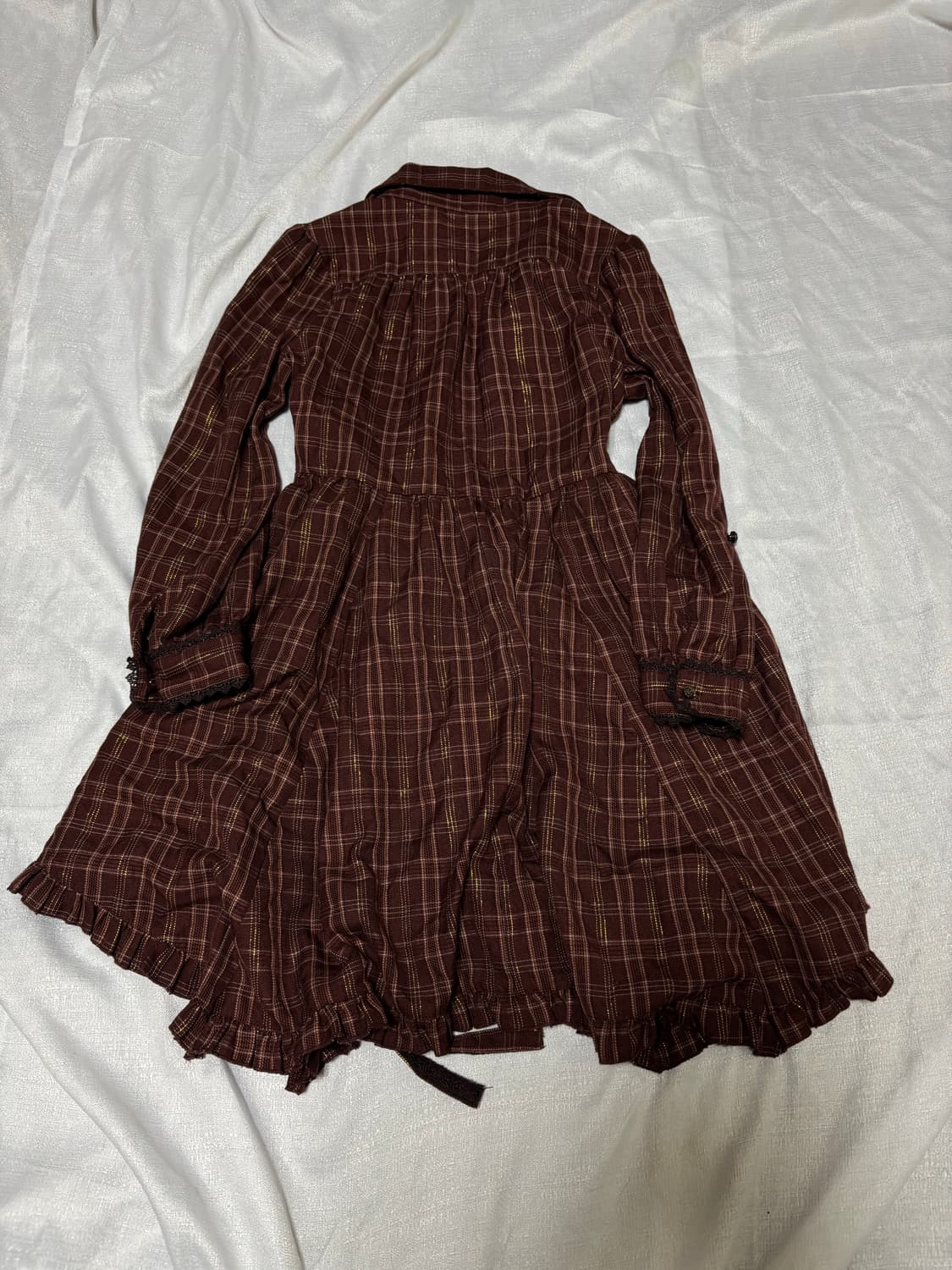 “Axes Femme” Check Dress 상품이미지7