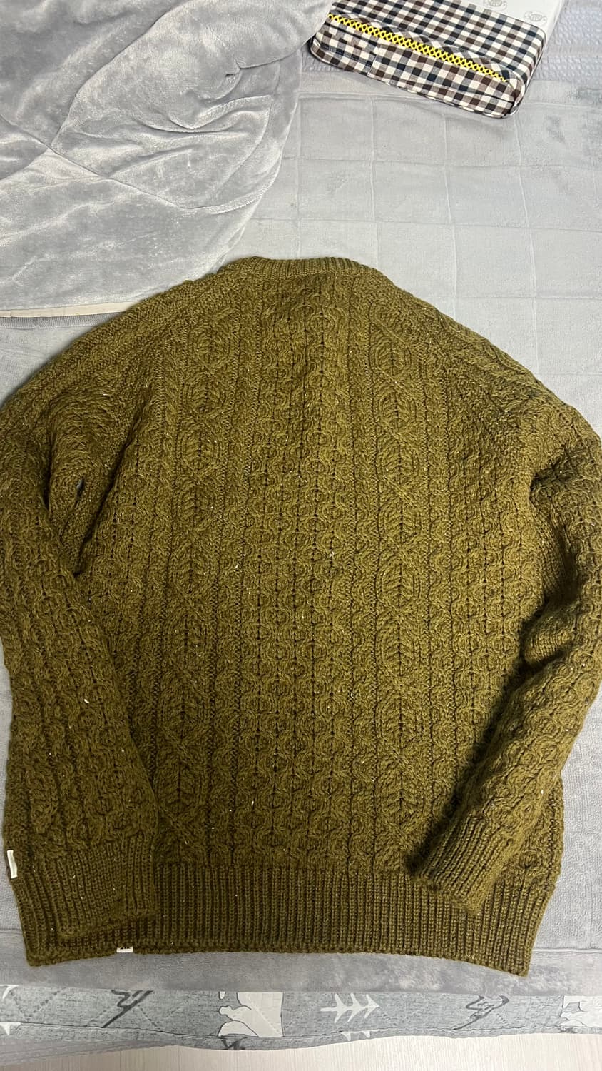 페레그린 허드슨 아란 니트 카키 xl   상품이미지4