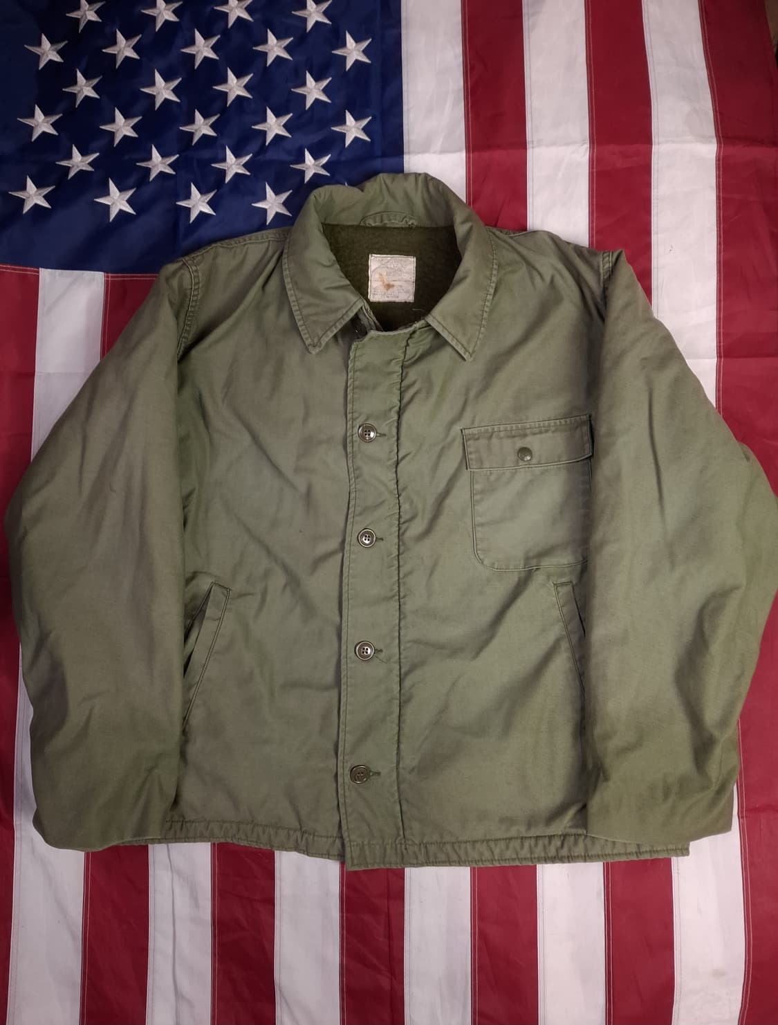 오리지날 미해군 A-2 덱자켓 상품이미지1