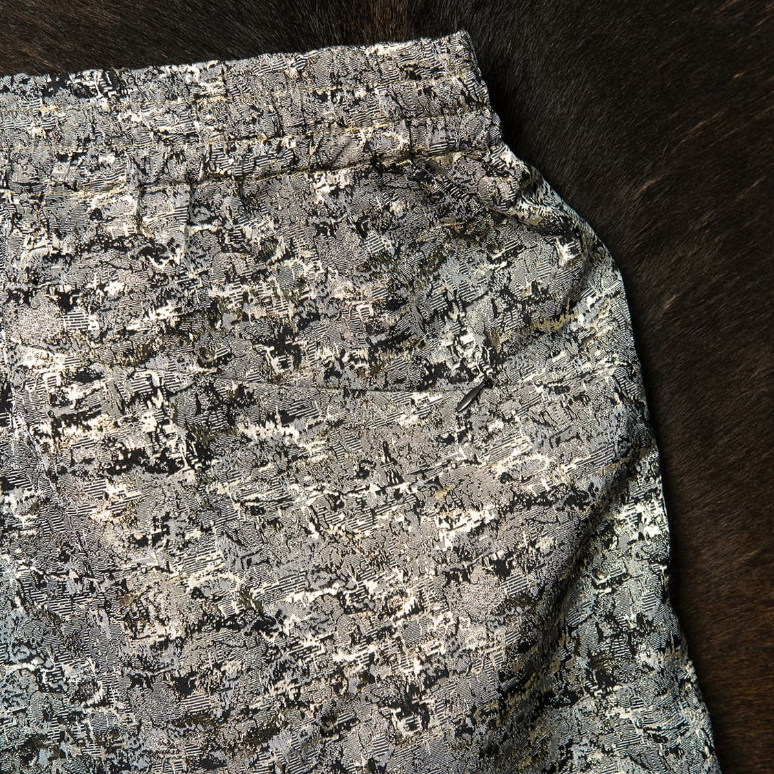 [XL] 니들스 22SS 블랙+골드 자카드 바스켓볼 쇼츠 미사용 신품  상품이미지6