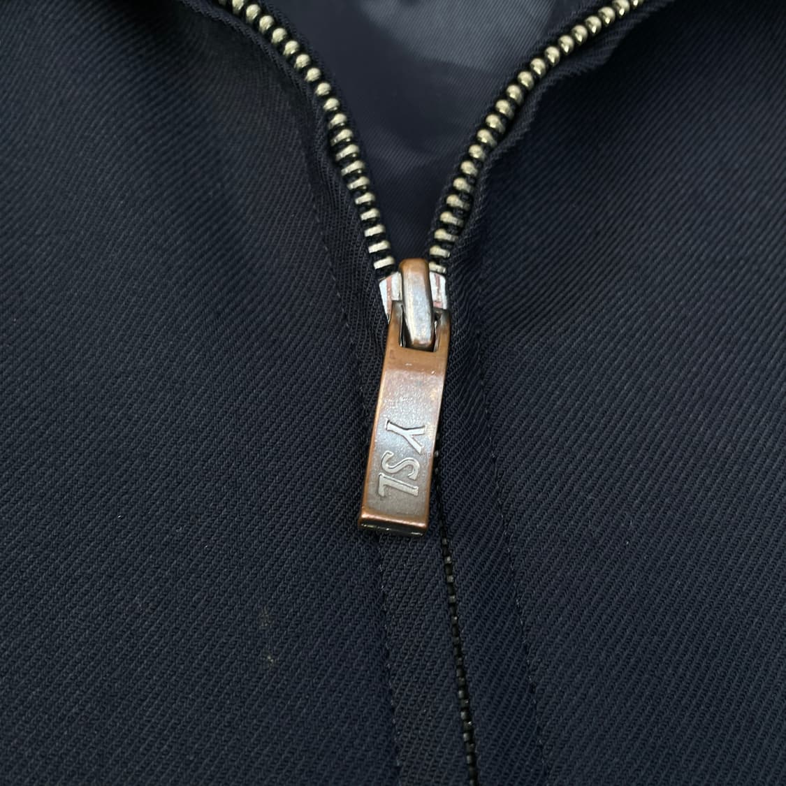 90s YSL 입생로랑 아카이브 블랙 모 자켓 블루종 105 상품이미지4