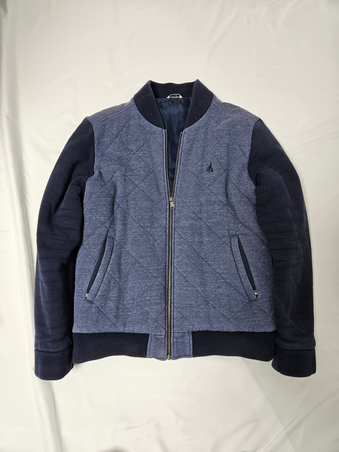 빈폴 니트집업 헤비 봄버자켓 블루종 항공점퍼 집업 코튼니트 100 상품이미지1