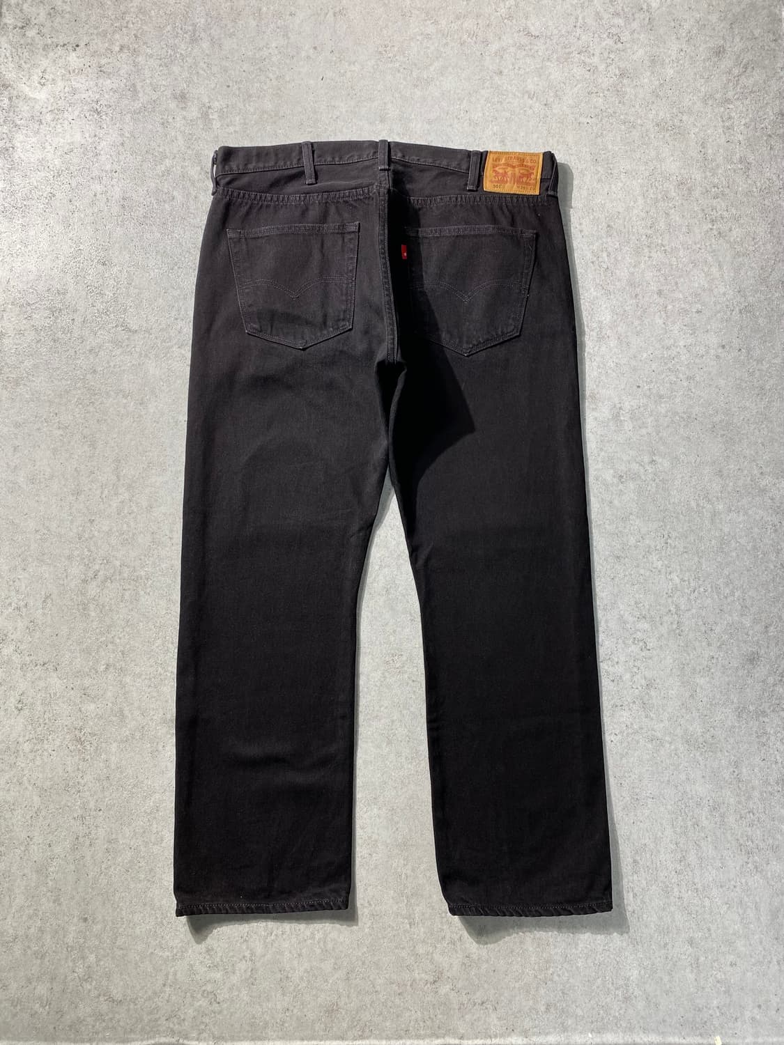 [38]Levi's 501 리바이스 블랙 데님팬츠  Made in USA 상품이미지5