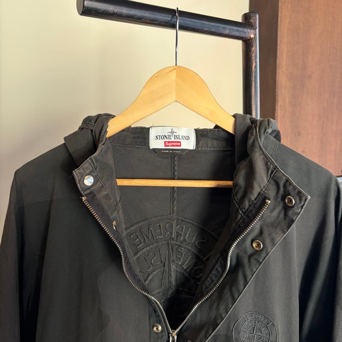 15482 - 19S/S 슈프림 X 스톤아일랜드 라이엇 마스크 카모 자켓 상품이미지7