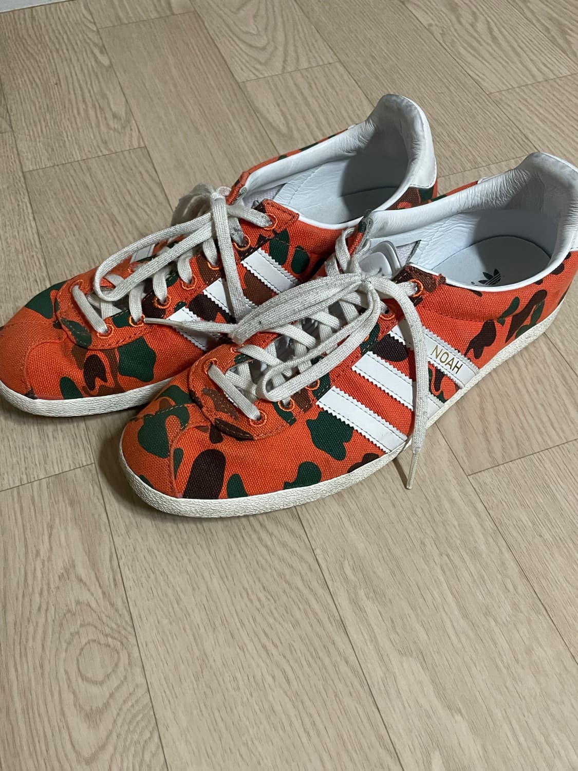 Adidas x Noah Gazelle OG Orange Camo 상품이미지9