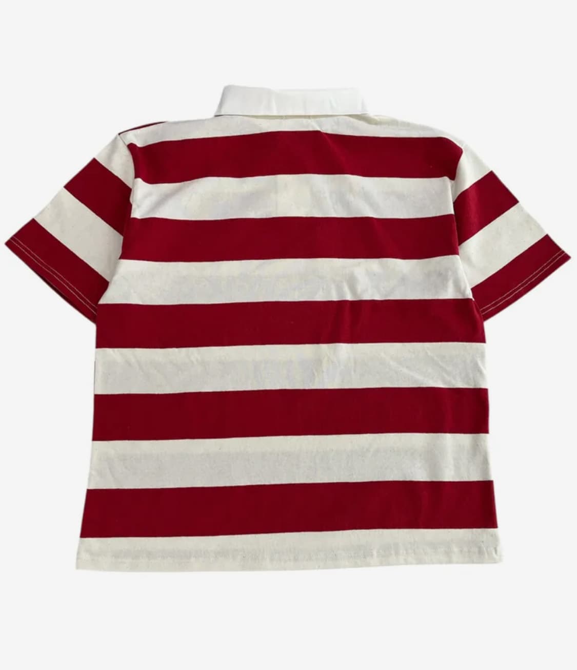 88 Stripe Rugby Shirt ((ivory*red)) 상품이미지2