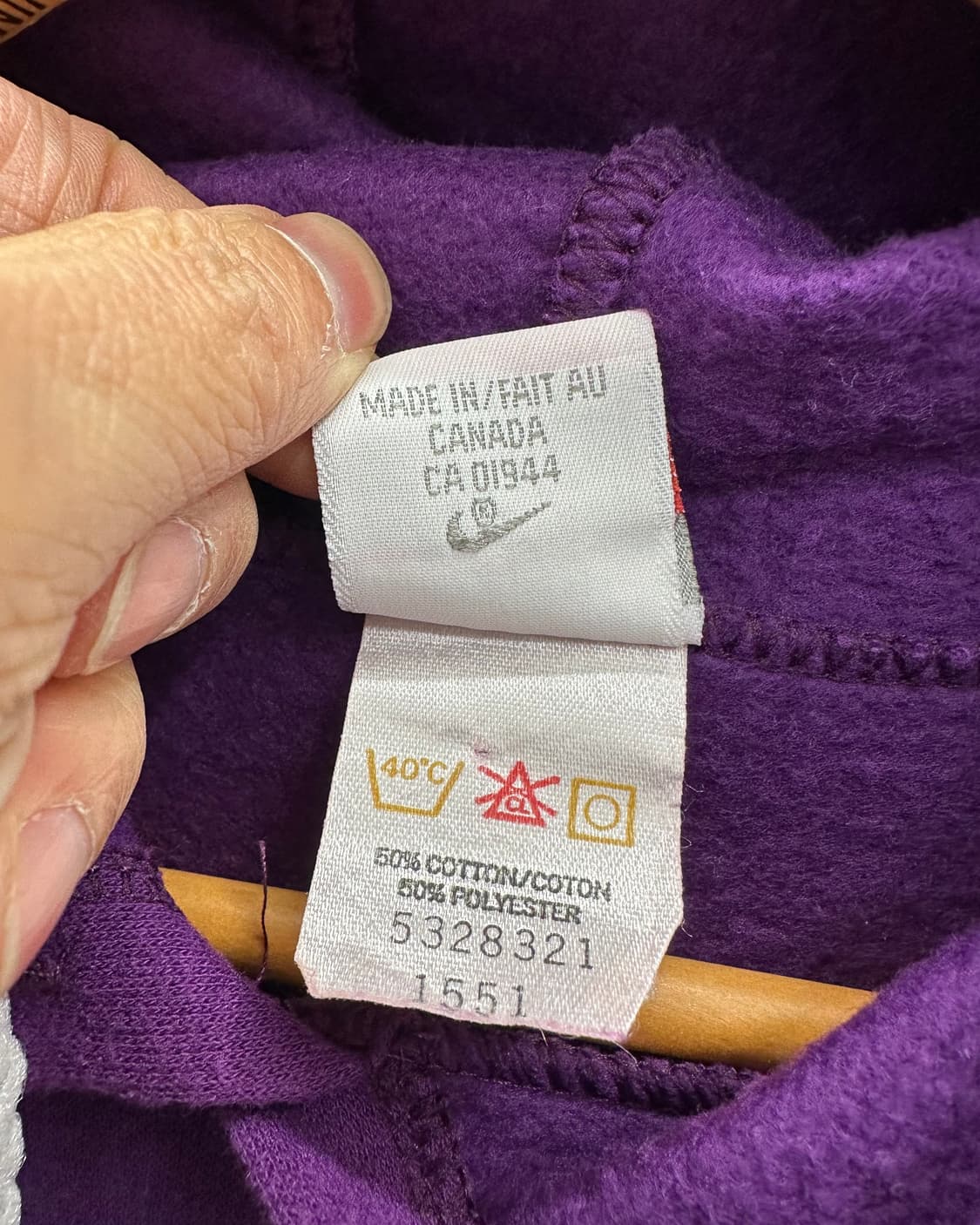 (WOMEN)90'S 나이키 기모 후드-M1554 상품이미지4