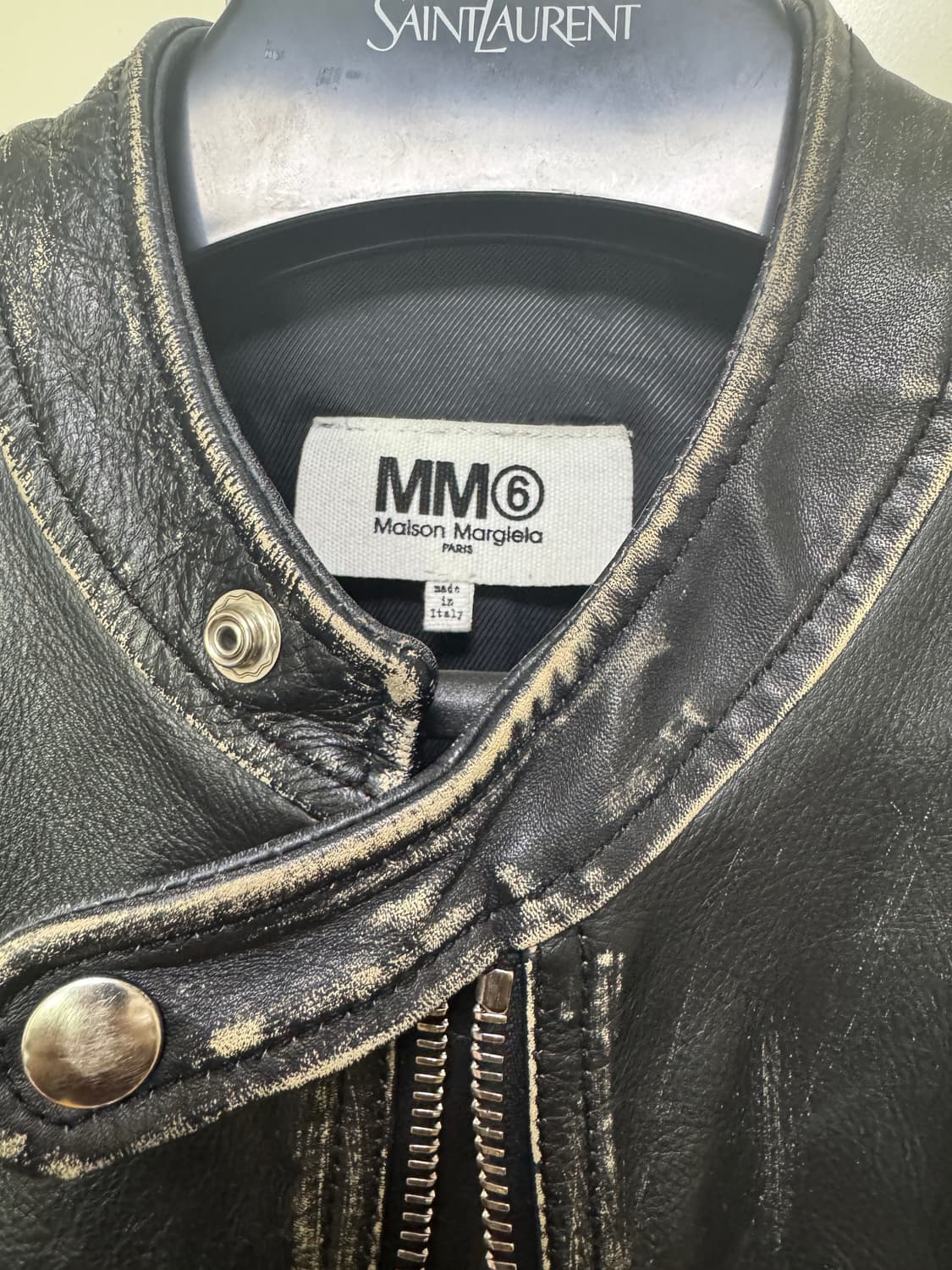 MM6 메종 마르지엘라 5zip 라이더 자켓 상품이미지5