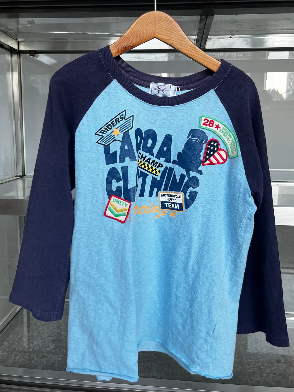 ⊹ Blue Moto Raglan Tee 상품이미지8