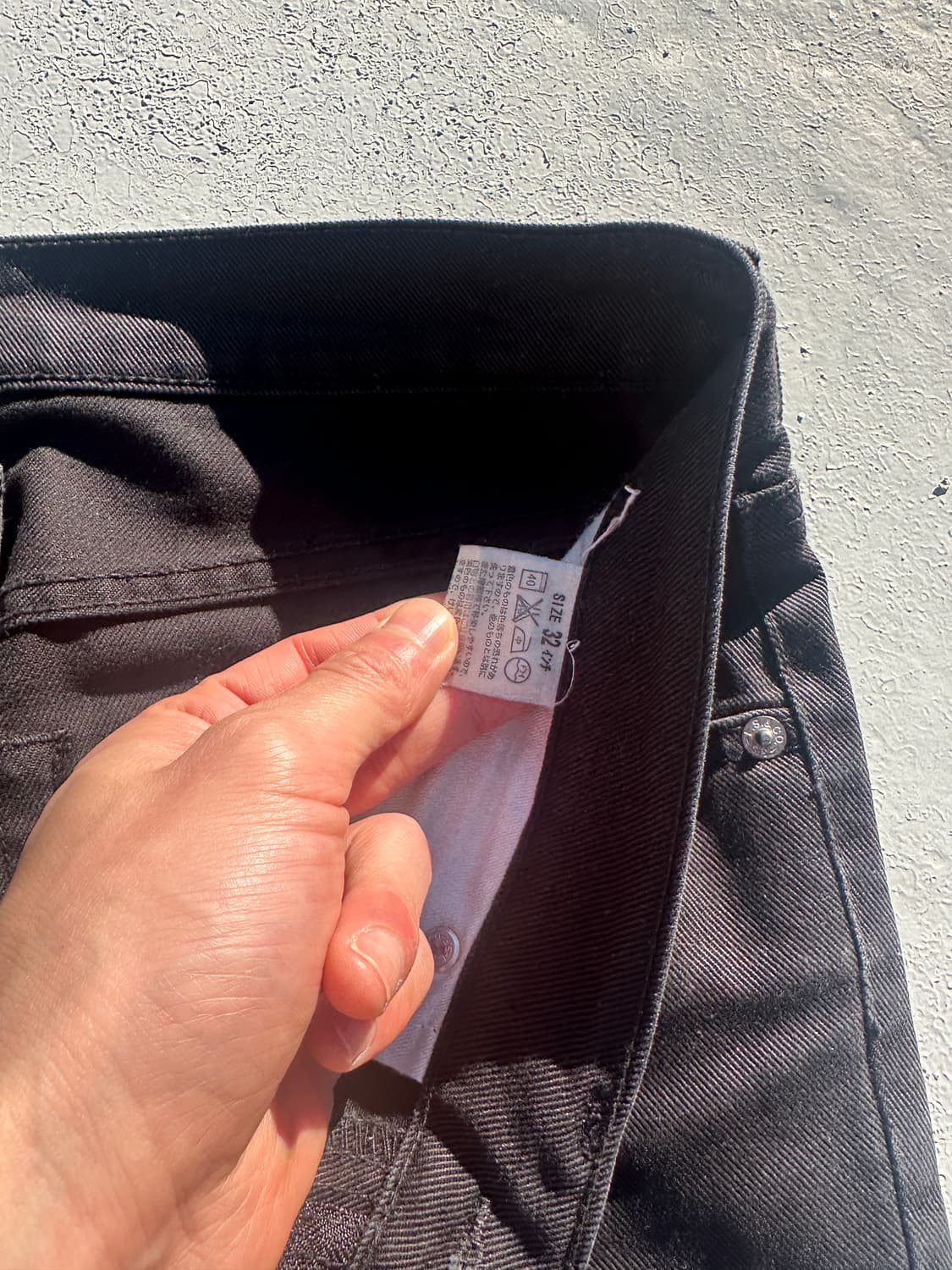 [W32 H33] 00s 리바이스 재팬 517 부츠컷 블랙 상품이미지9