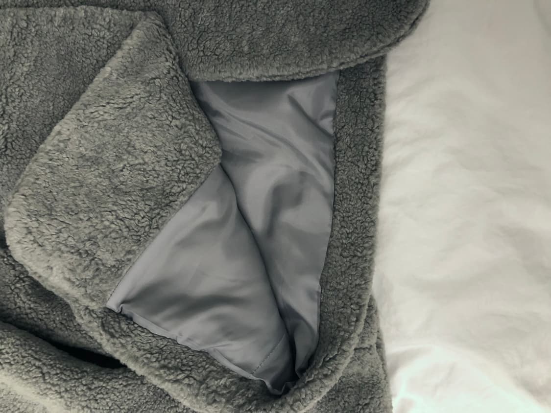 미쏘 카라 양털자켓 (mint,s size) 상품이미지3