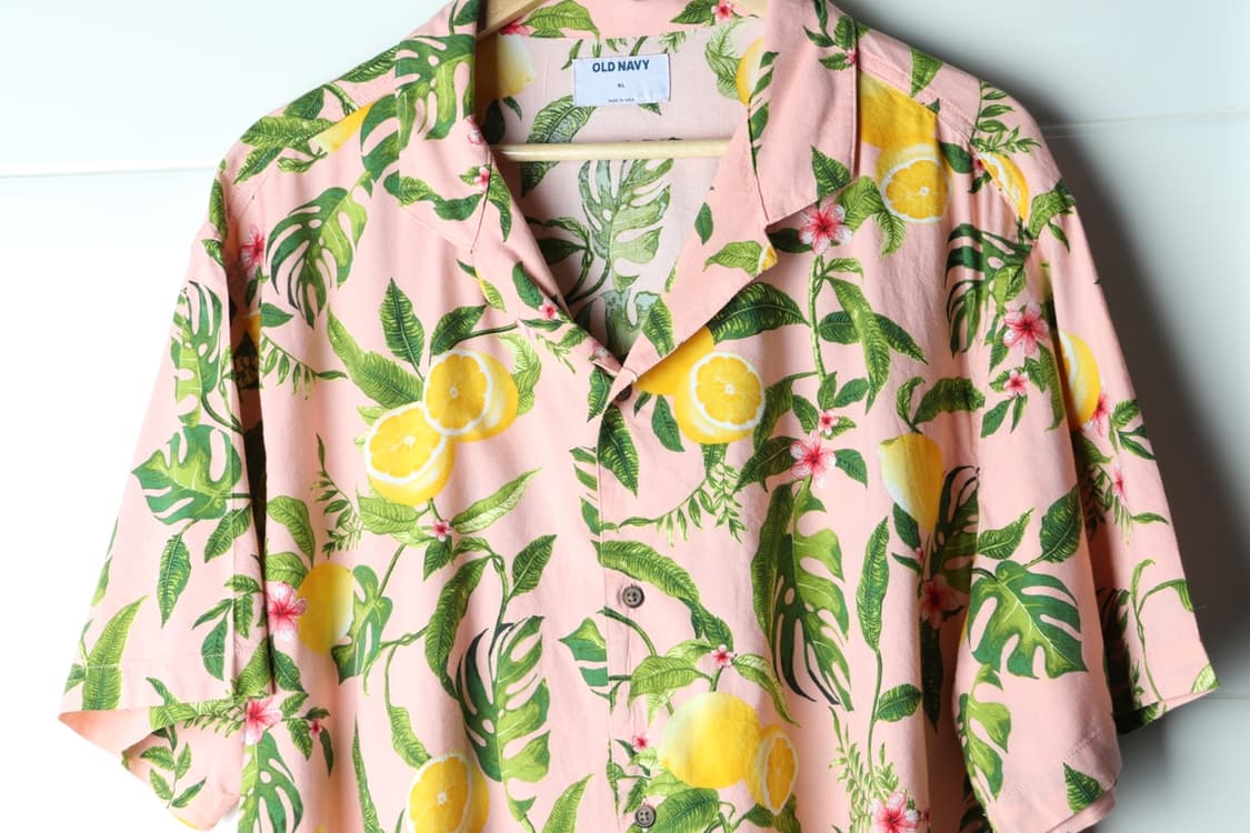 (XL-3XL) 올드네이비 반팔셔츠 남방 USA 하와이안-H33133 상품이미지3