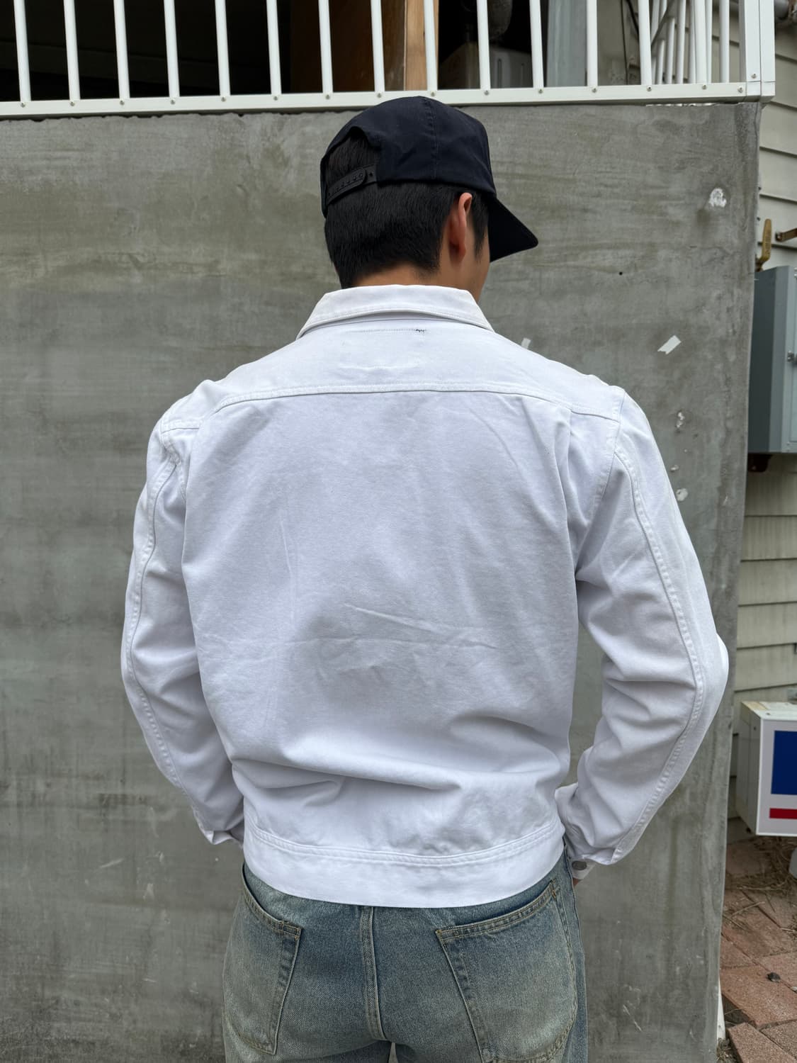 STUSSY Trucker Jacket Off White  상품이미지2