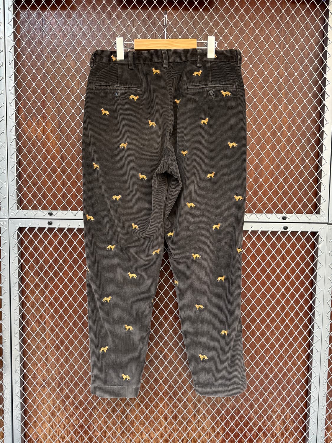 브룩스브라더스 도그자수 코듀로이 팬츠 브라운 34 상품이미지4