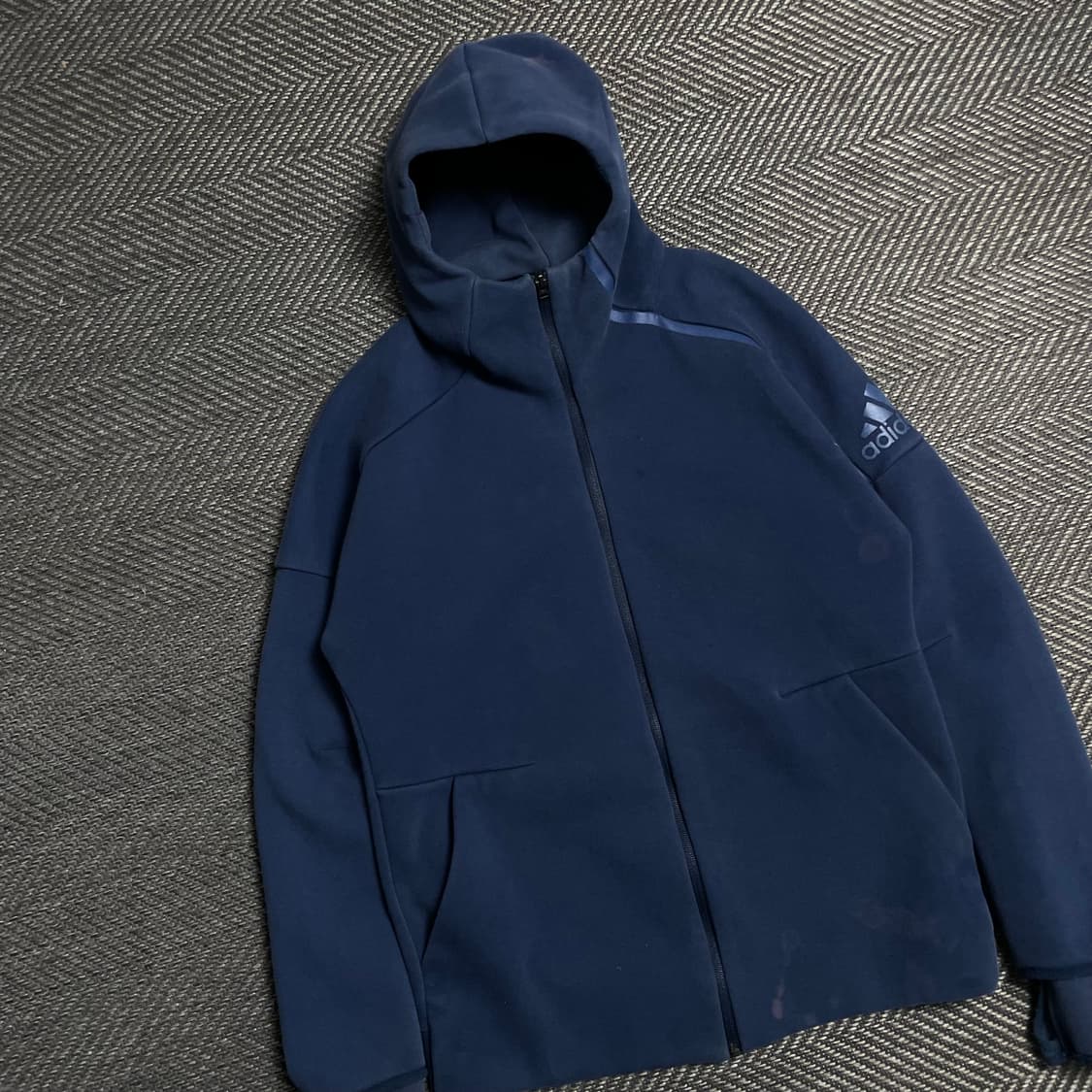 아디다스 Z.N.E. 에어로레디 후드집업 네이비y 5176 상품이미지1