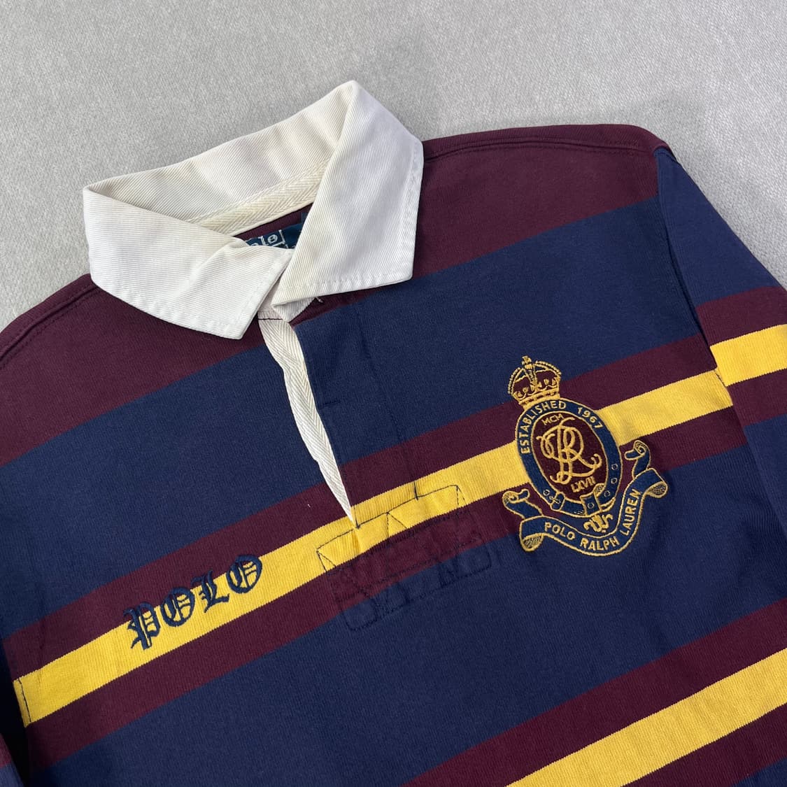 100 폴로랄프로렌 스트라이프 럭비티 상품이미지3