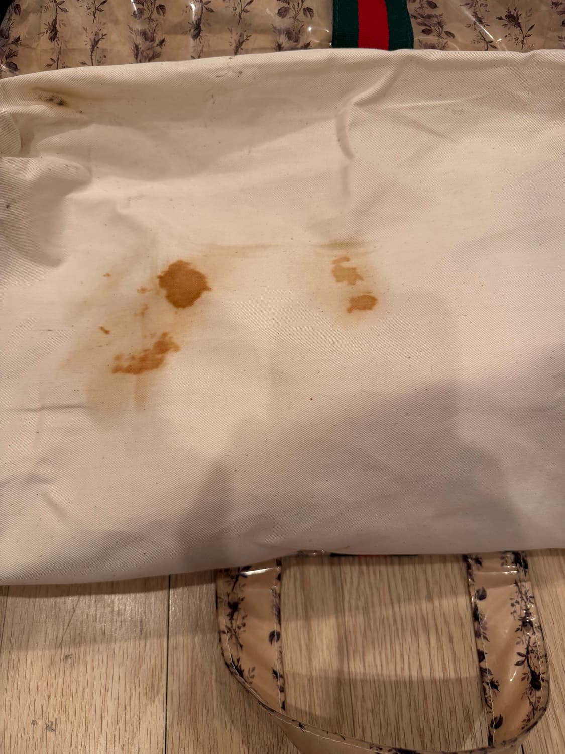 구찌 꼼데 pvc 가방 상품이미지5